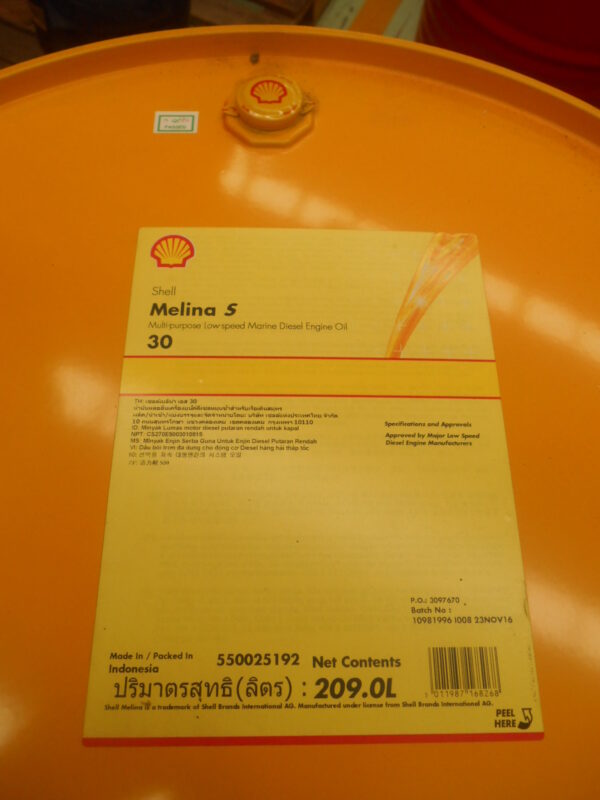 Shell Melina S 30 2 شرکت تامین روانکار کارو